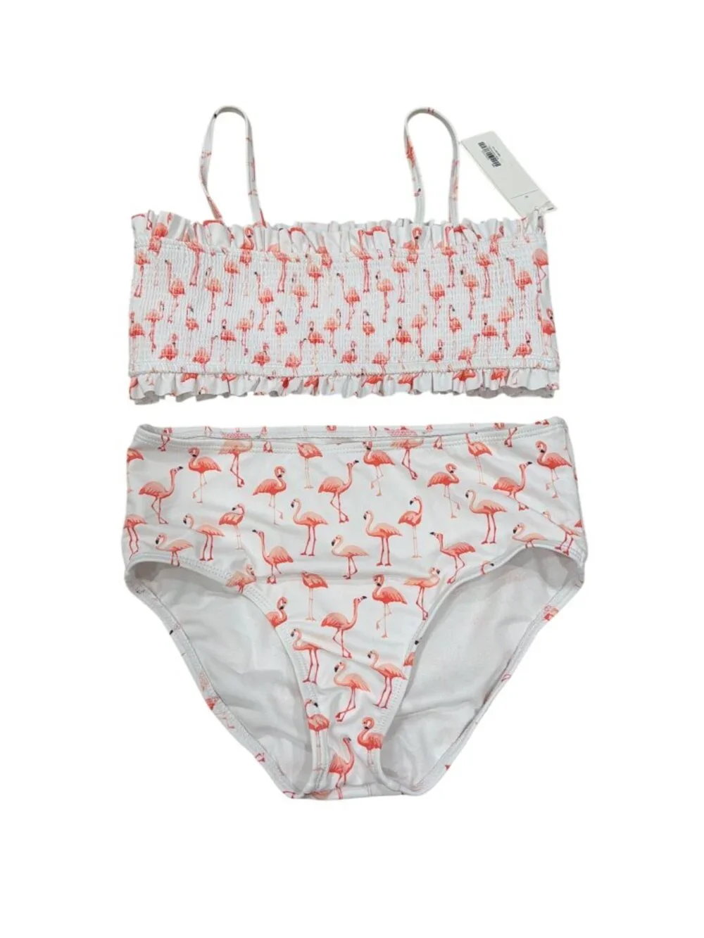 Janie and Jack Flamingo Print Two-Piece Swim Set Girls 10 NWT